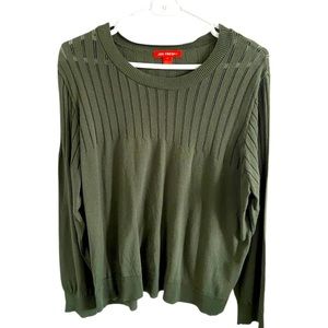 Joe Fresh - Ladies - Olive Green Crewneck - 2XL